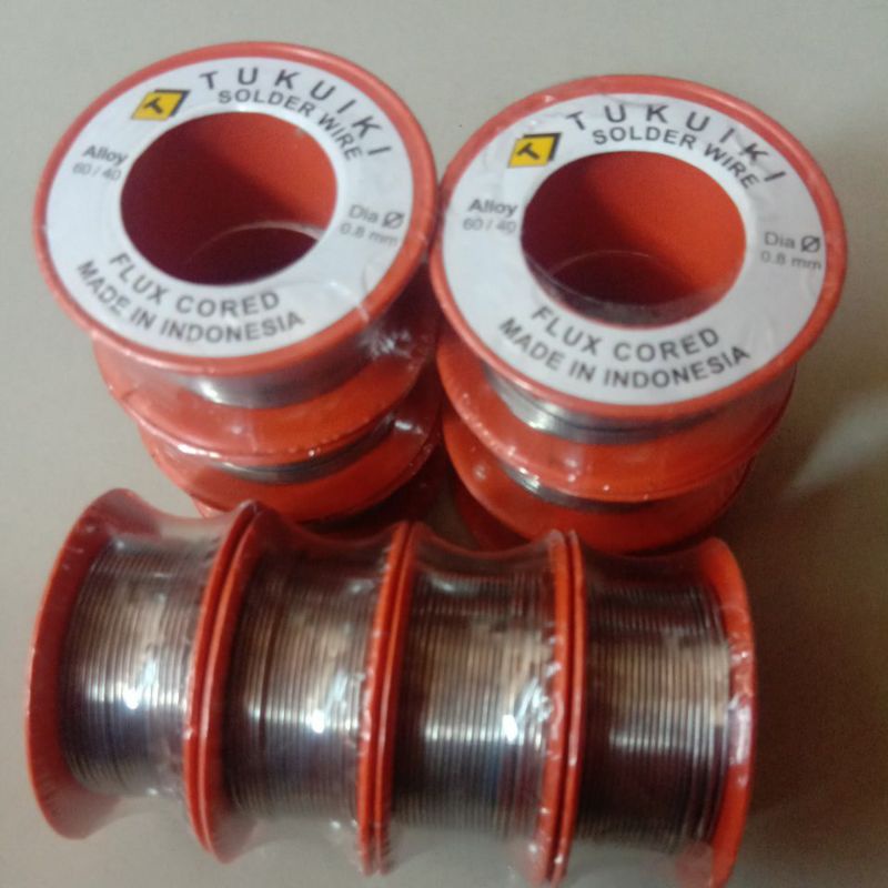 Timah solder tukuiki 0,8 mm campuran 60/40