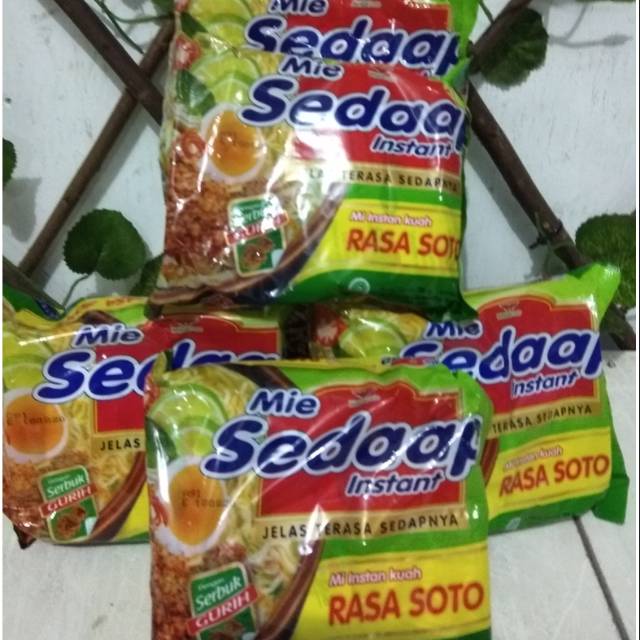 

Bundle 5pcs Mie kuah SEDAAP SOTO
