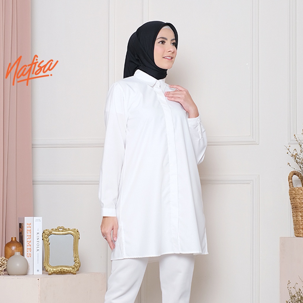 BAJU TUNIK Nafisa TFD (Tunik Fleksibel Day) - Kemeja Tunik Day to Day Toyobo Size Lengkap