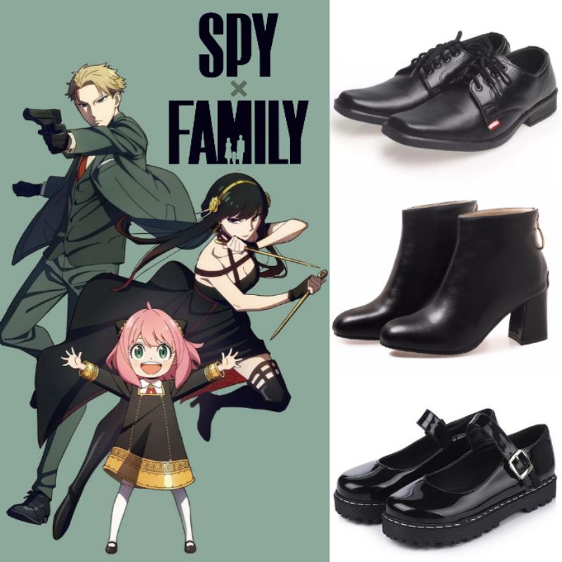 Sepatu Loid Forger Yor Forger Anya Forger Anime Manga Spy X Family Cosplay
