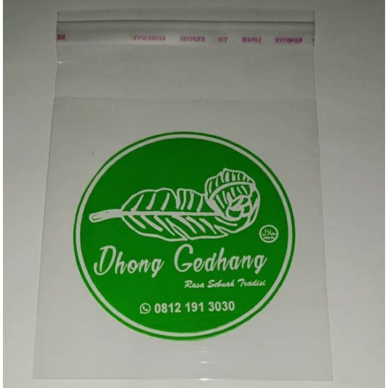 

Sablon plastik opp roti/kemasan 8x14 isi1000pcs