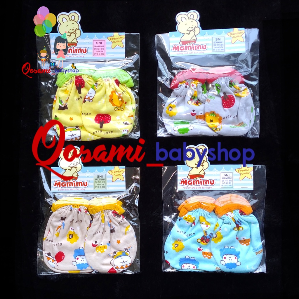 MAMIMU Sarung Tangan Kaki Bayi Newborn