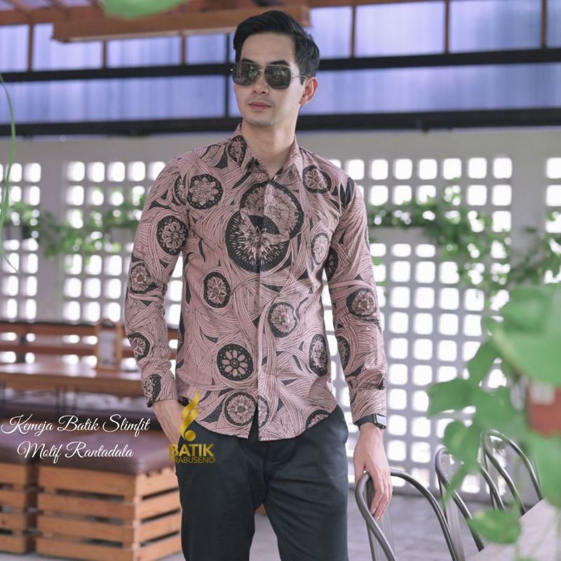 Kemeja Batik Rantadala Kemeja Batik Pria Lengan Panjang Slimfit Original Prabuseno Furing Modern Pre
