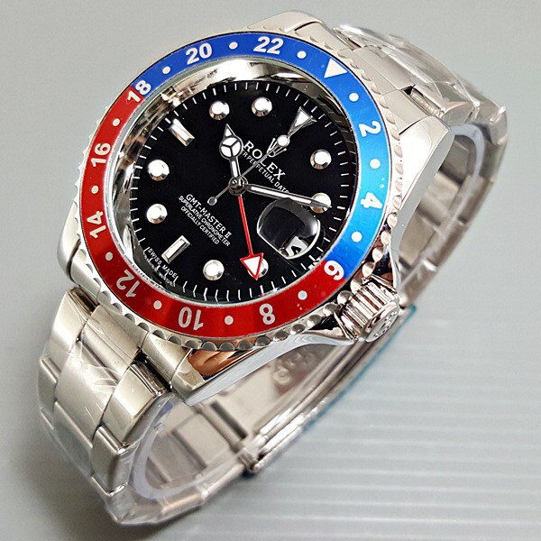 Jam Tangan Pria Rolex GMT Autometic Super Mewah - Jam Tangan Rolex Autometic - Rolex Otomatis 019
