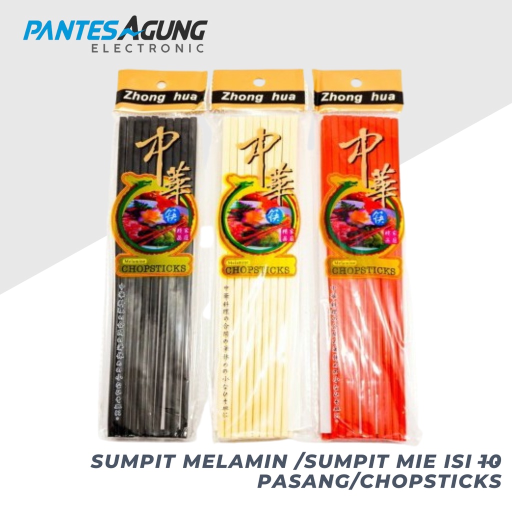 Sumpit Melamin/Sumpit Mie isi 10 pasang/Chopsticks