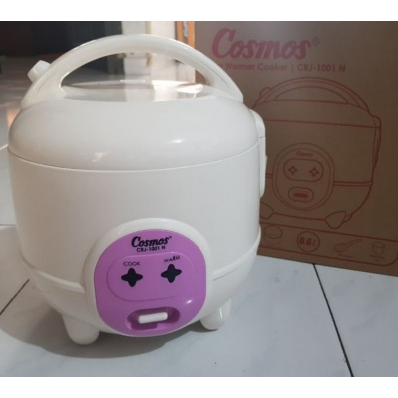 Penanak nasi serbaguna/Rice cooker Cosmos 0,6 liter CRJ-1001