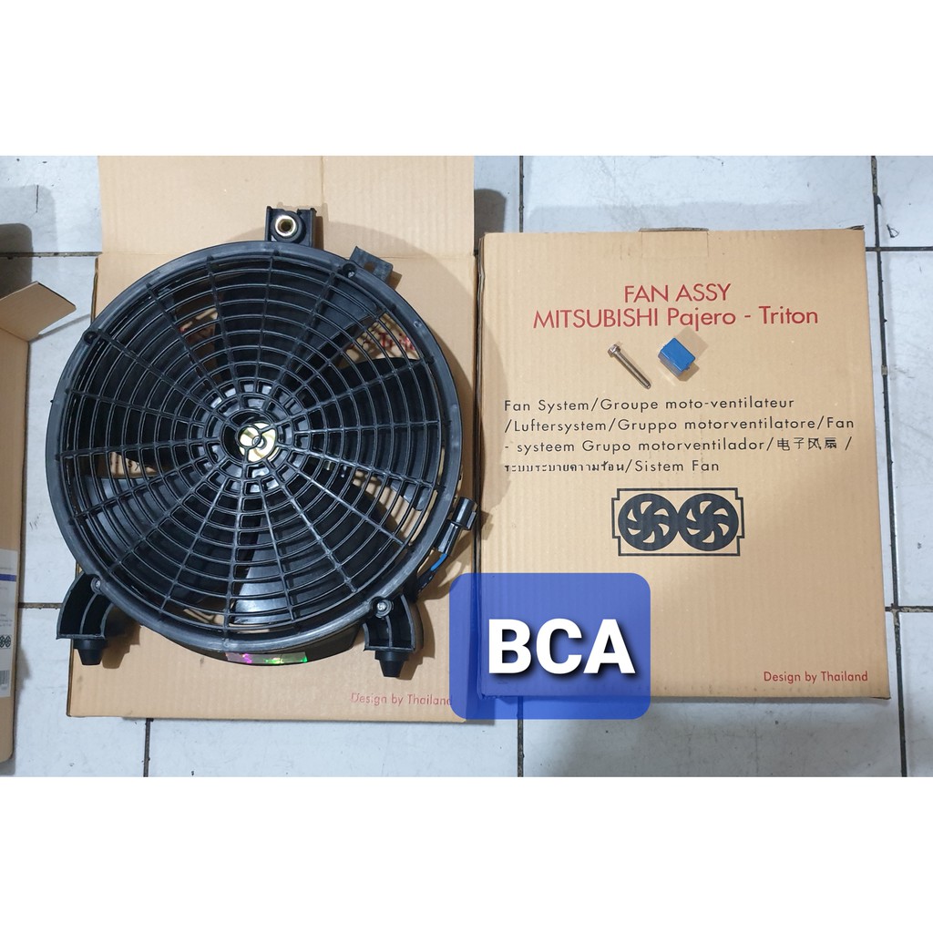 Extrafan Ac Mobil MITSUBISHI PAJERO EXTRA FAN LENGKAP RELAY DAN BAUT