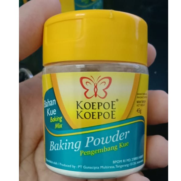 

KOEPOE BAKING POWDER 45G BAHAN MIX CAMPURAN BAKING PENGEMBANG ADONAN ROTI DAN KUE