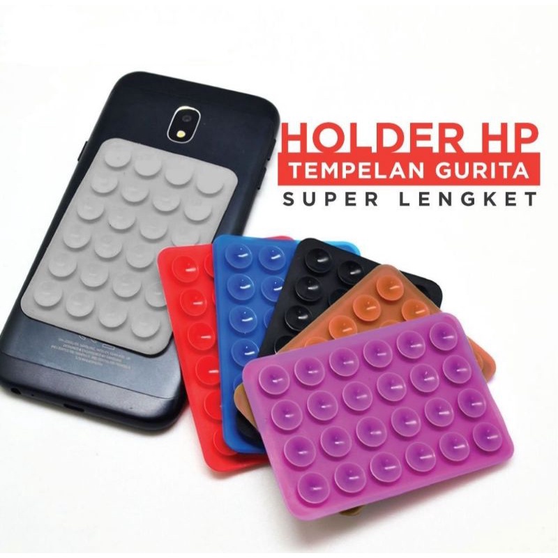 Gurita Tempelan Handphone Holder Perekat HP Gojek Grab