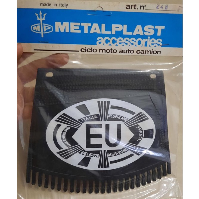 Kepet Mudflap EU Original Metalpalst Made in Italia Vespa Super Sprint Vbb Lambretta