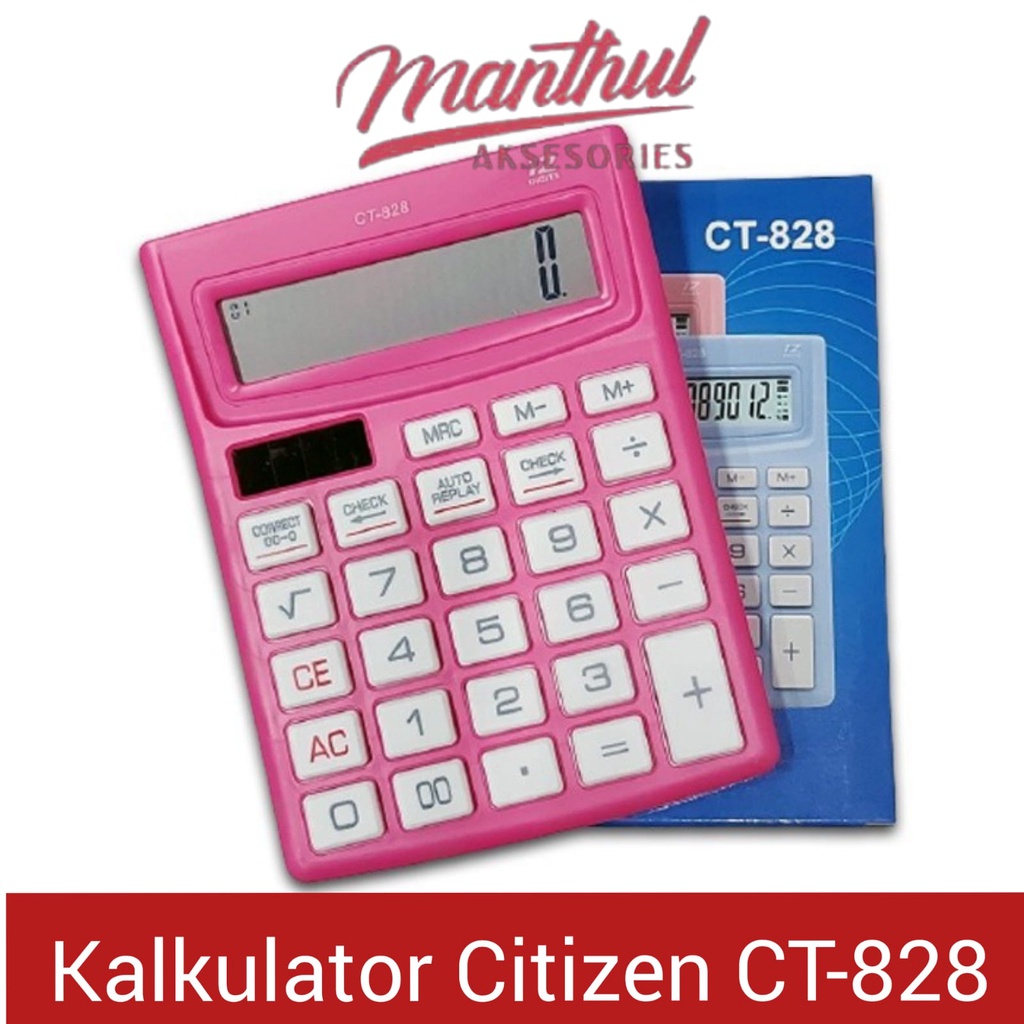 Kalkulator Warna 12 Digit - Kalkulator CT 828