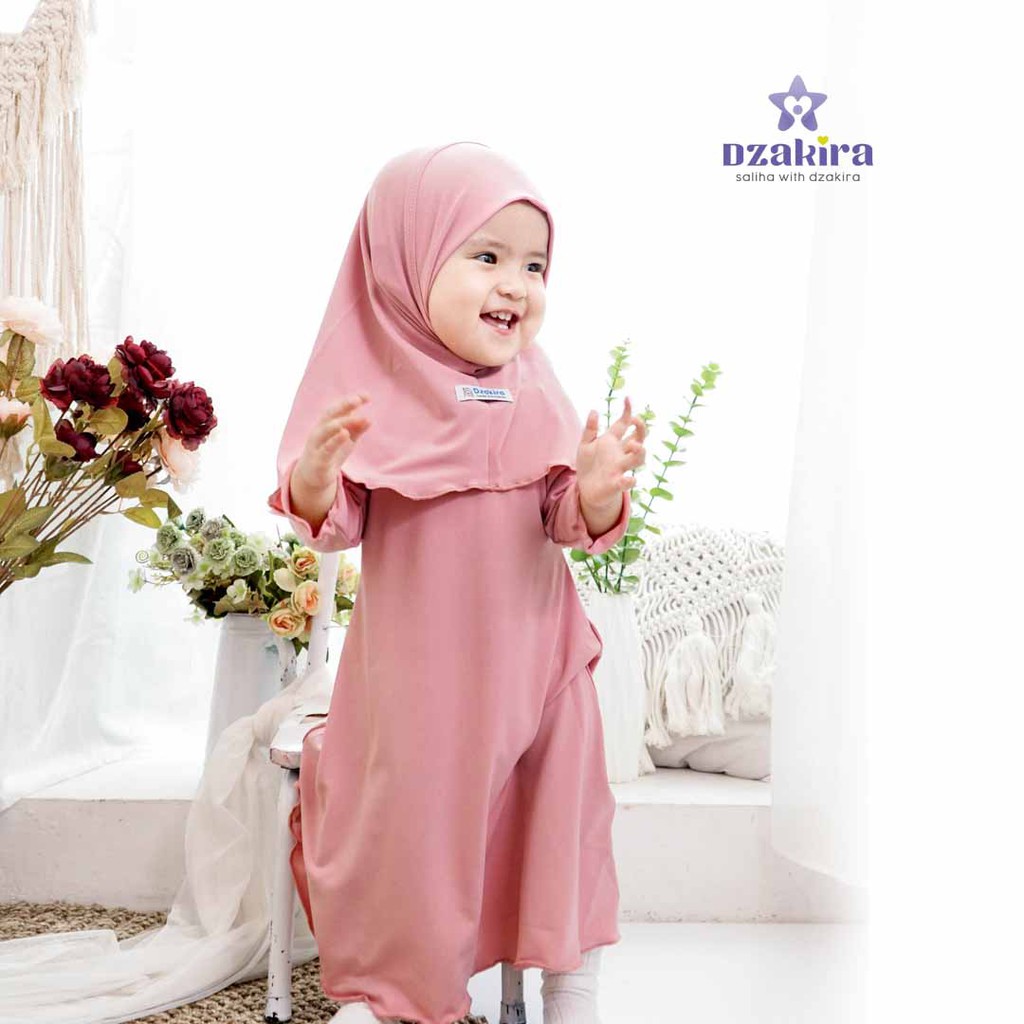 GAMIS NEWBORN SET JILBAB KIA DAILY / GAMIS BABY NEWBORN SET JILBAB