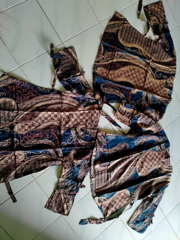 Samhadi Batik Blouse Blus Seragam Ecer Atasan Batik Wanita Formal Non Formal Batik Wanita M L Xl Xxl