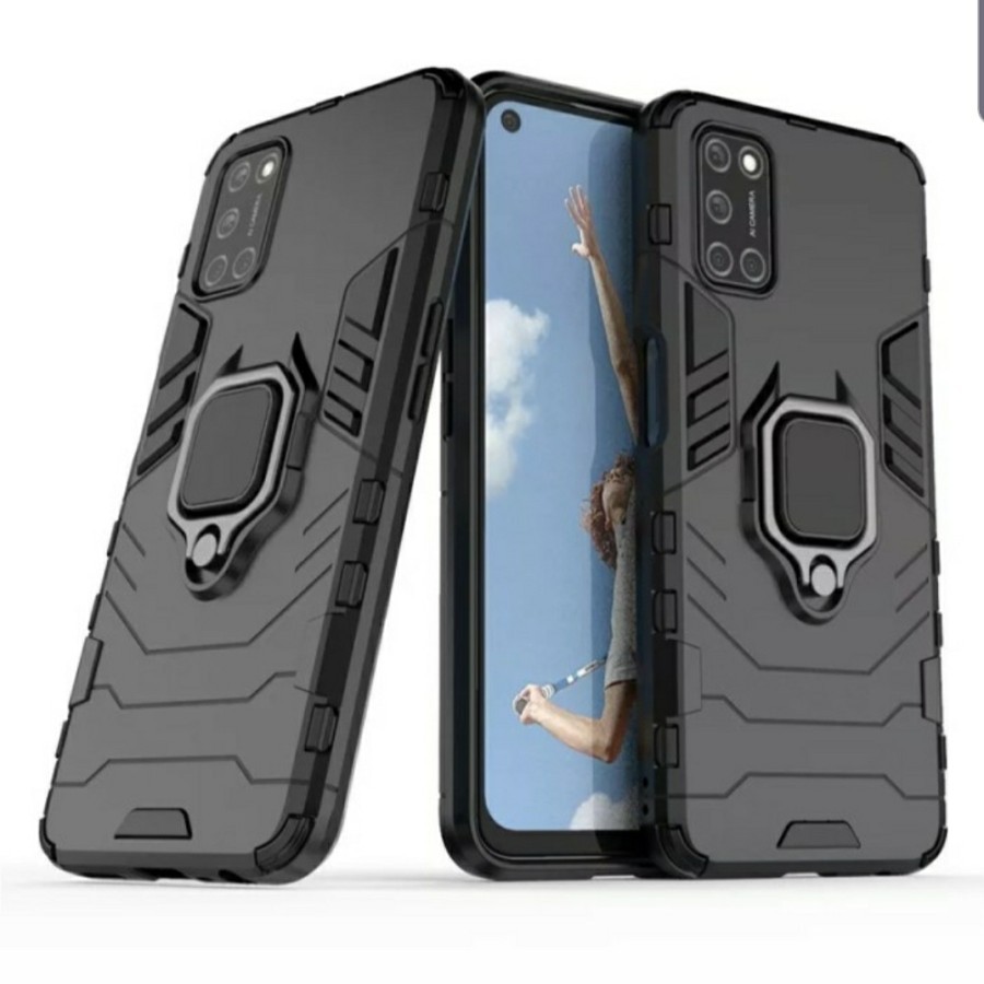 REALME NARZO 30A/NARZO 20/NARZO 20 PRO/REALME 7/7 PRO/C12/C15 CASE HARDCASE ARMOR PHANTER + RING 360