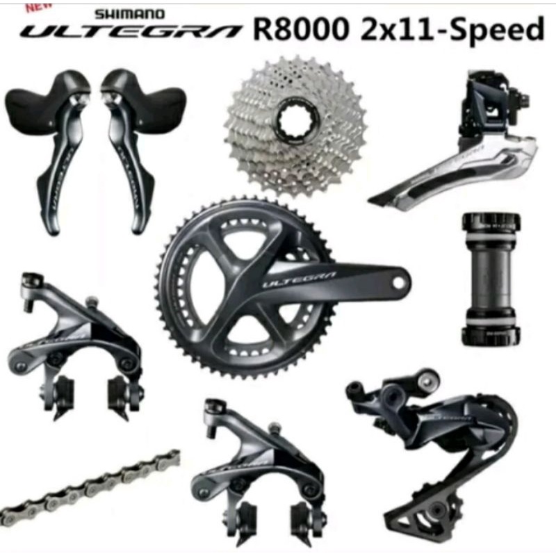 group set shimano ultegra R8000 2x11 speed 52-36T 11-34T new-original