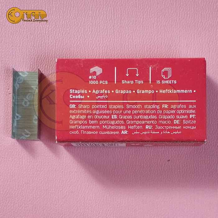 Isi Staples Kecil Merk Deli Refill Isi Ulang Stapler Staples No 10