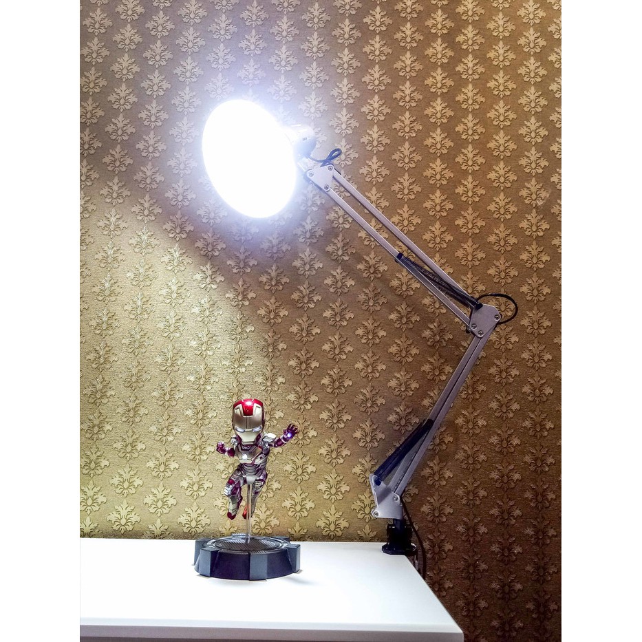 Lampu Belajar/Arsitek Jepit PIXAR SHIGEN Body Super Besar FREE LED SG-101