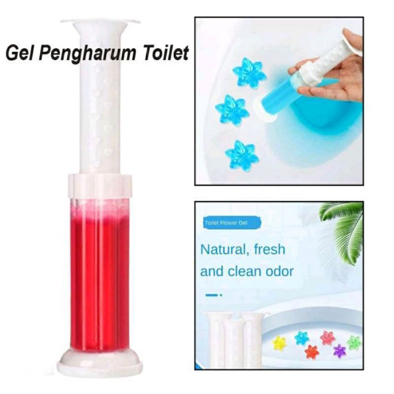 GEL KLOSET BUNGA PEMBERSIH DAN PENGHARUM TOILET PRAKTIS HEMAT DAN MURAH