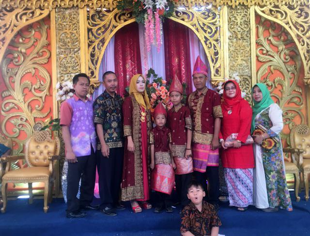 Gamis Batik Jupri Asli Palembang Warna Maron