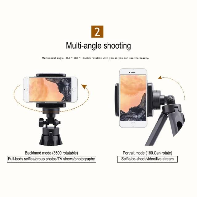 TRIPOD SUPPORT MINI HOLDER U EXTENDEBLE STANDING PHONE HP KAMERA TONGSIS VLOGER YOUTUBER ORIGINAL