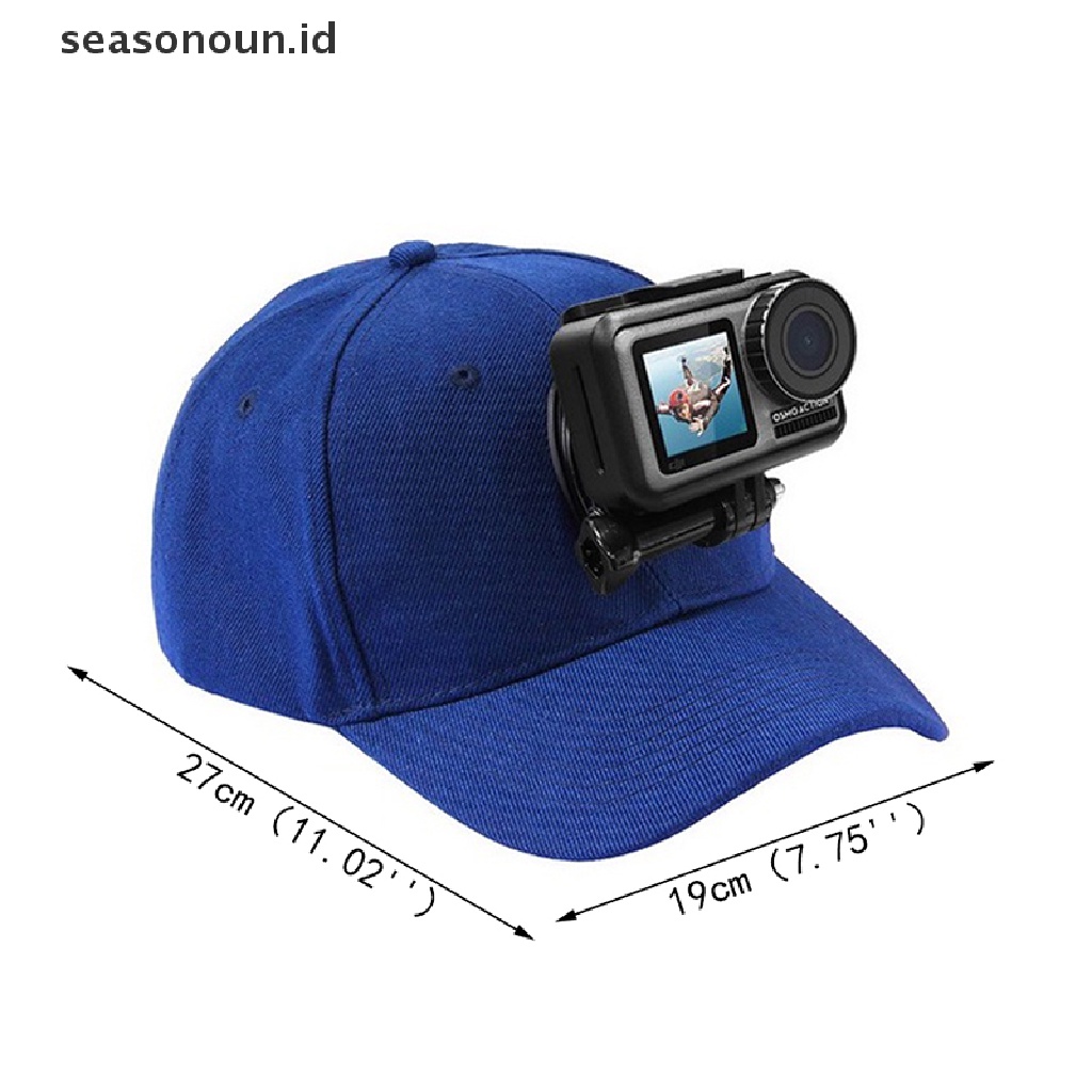 【seasonoun】 Canvas Sun Hat Cap Cycling Hiking Golfing Fishing for Sport Action Cam Camera .