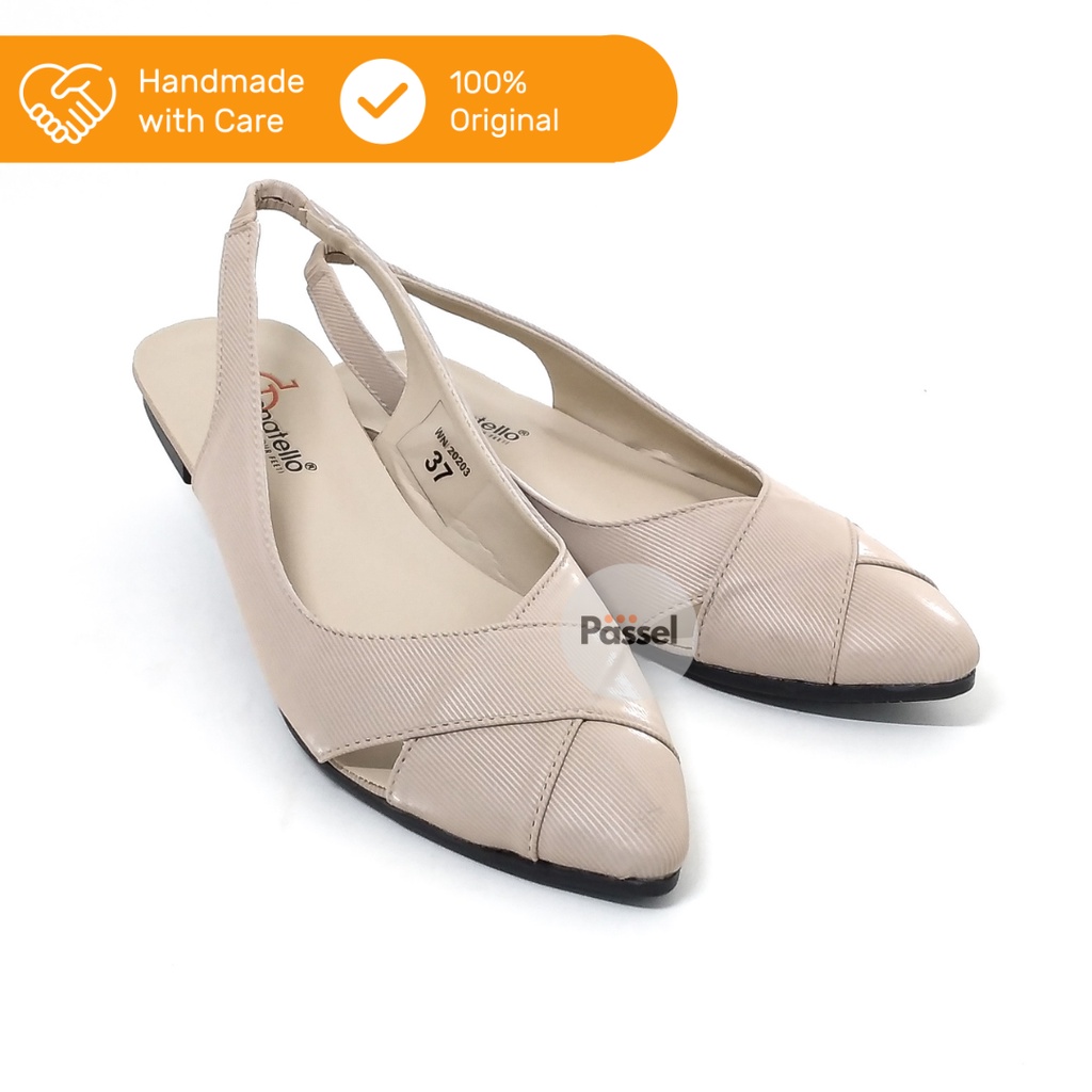 Donatello Sz. 36-41 Pointed Toe Flat / Sepatu Sandal Wanita Slip On Flat Shoes | WN20101 /  WN20201 / WN20203