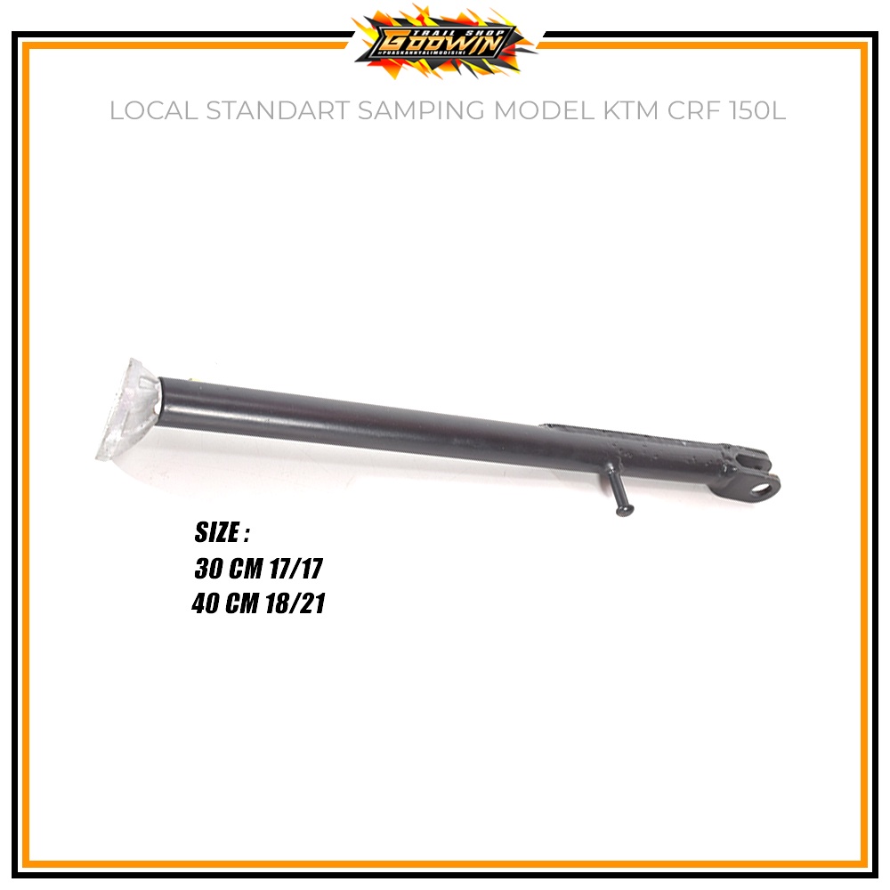 Standar Standart Jagang Motor Samping Model KTM Model ORI KLX 150 /CRF 150L 30 cm 17/17 40 cm 618/21 Warna Hitam