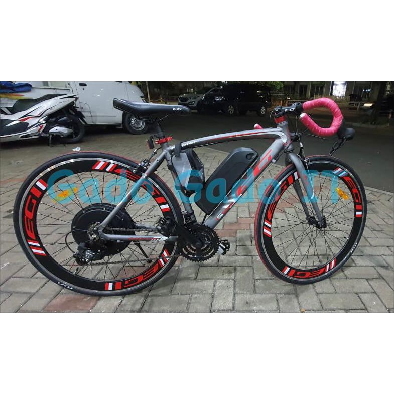 SEPEDA ROAD BIKE EVERGREEN ROADBIKE ELECTRIC SEPEDA BALAP LISTRIK