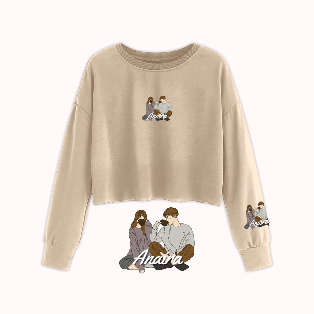 SWEATER COFFEE CROP WANITA ANAIRAOFFICIAL