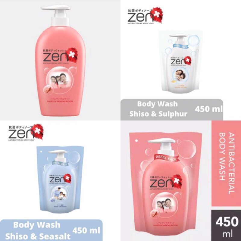 ZEN ANTIBACTERIAL BODY WASH 450 ml