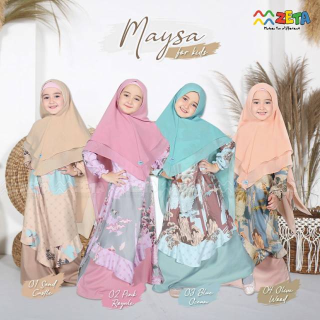 Zeta - Maysa Series Original Zeta Outfit / gamis anak / gamis remaja