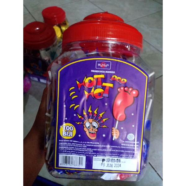 

Permen Hot Hot Pop toples PERMEN KAKI isi 100 pcs