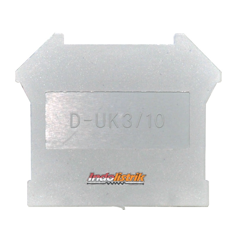 End Plate D/TUK 3/10 untuk Terminal blok UK3N-UK10N TAB