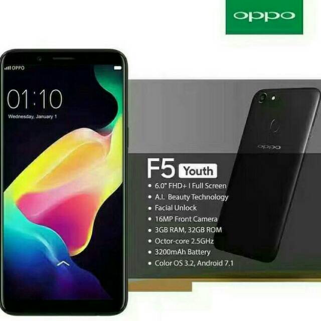 OPPO F5 YOUTH RAM 3/32