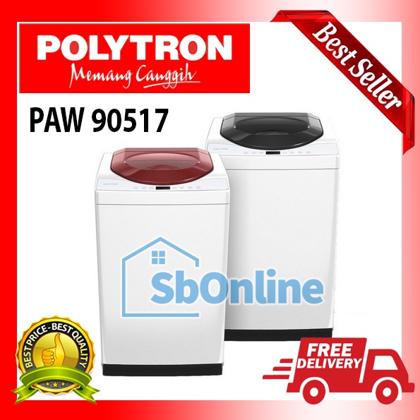 POLYTRON Mesin Cuci 9 Kg - PAW 90517