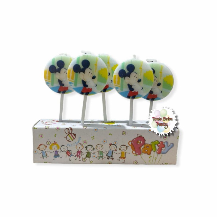 Lilin Ulang Tahun / Lilin Ultah Mickey Mouse