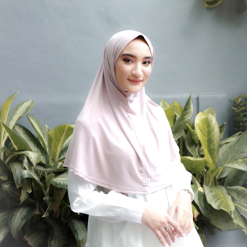 aisha instant/bergo kaos/hijab sport/hijab instant