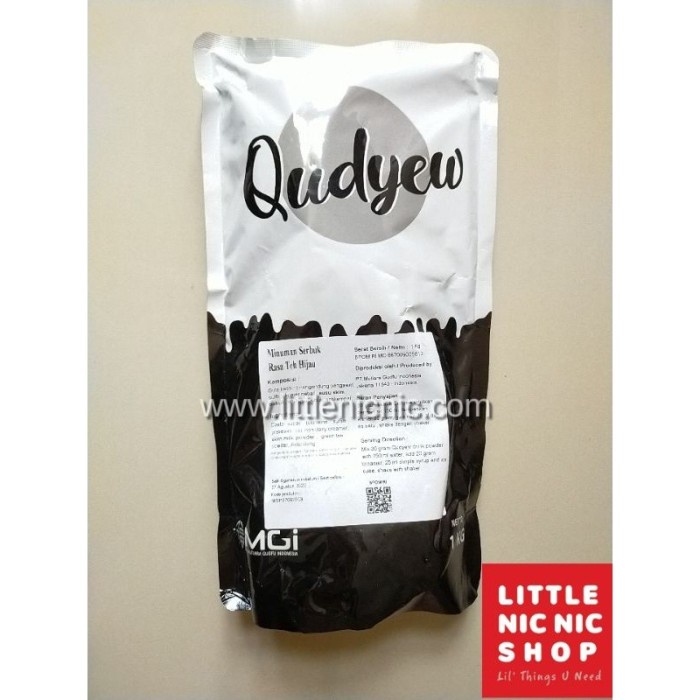

DISKON - (BISA COD) Qudyew Green Tea bubuk minuman serbuk teh hijau