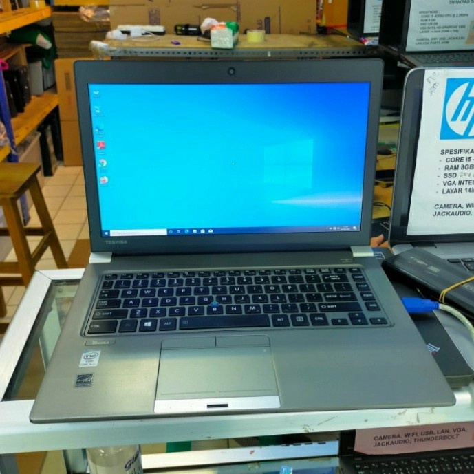 LAPTOP TOSHIBA TECRA i5 RAM 4GB SSD 240GB SATA BEKAS SECOND