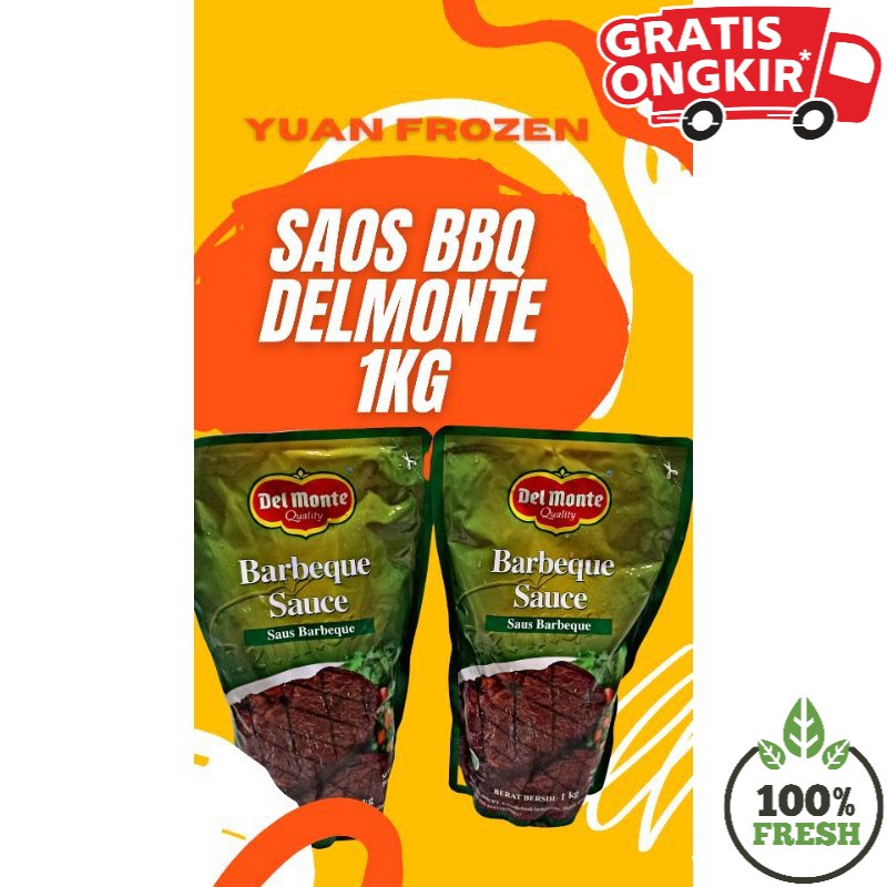 

[SIAP KIRIM] SAUS BBQ DELMONTE 1KG/TERENAK/RECOMEND/