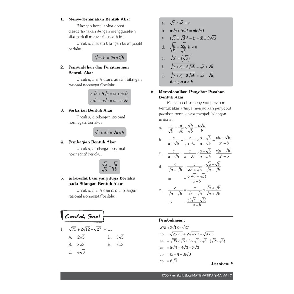 Buku Soal Sma 1700 Plus Bank Soal Akm Matematika Peminatan Sma Ma Shopee Indonesia