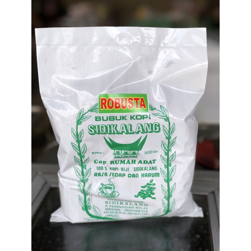 

SIDIKALANG ROBUSTA BUBUK 500G KOPI