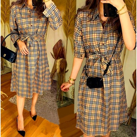 Tunik Remaja  Model Terbaru Kekinian 2021 / Baju Wanita Tunik Murah Brown Coklat /Franda Long Tunik 