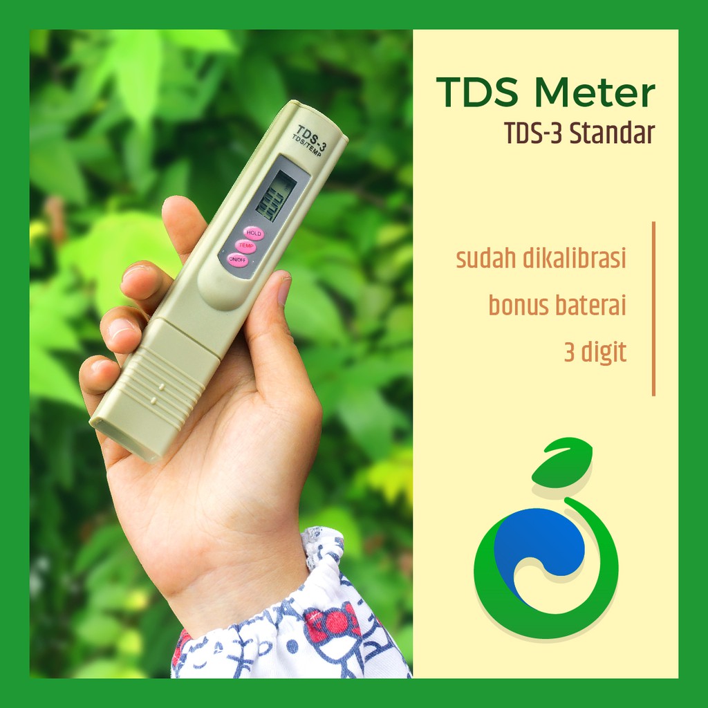 JINAWIFARM - TDS Meter / TDS-3 / TDS 3 - Karanganyar Surakarta