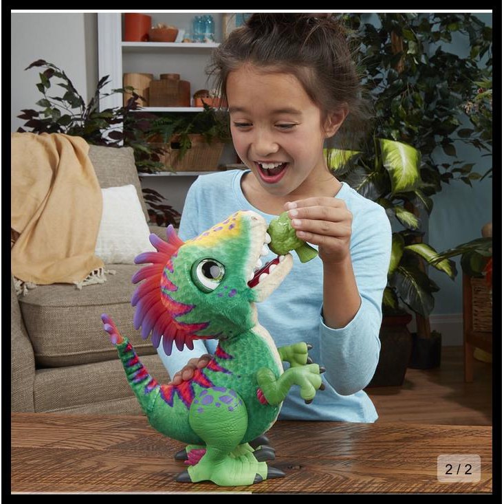 furreal munchin rex baby dino pet