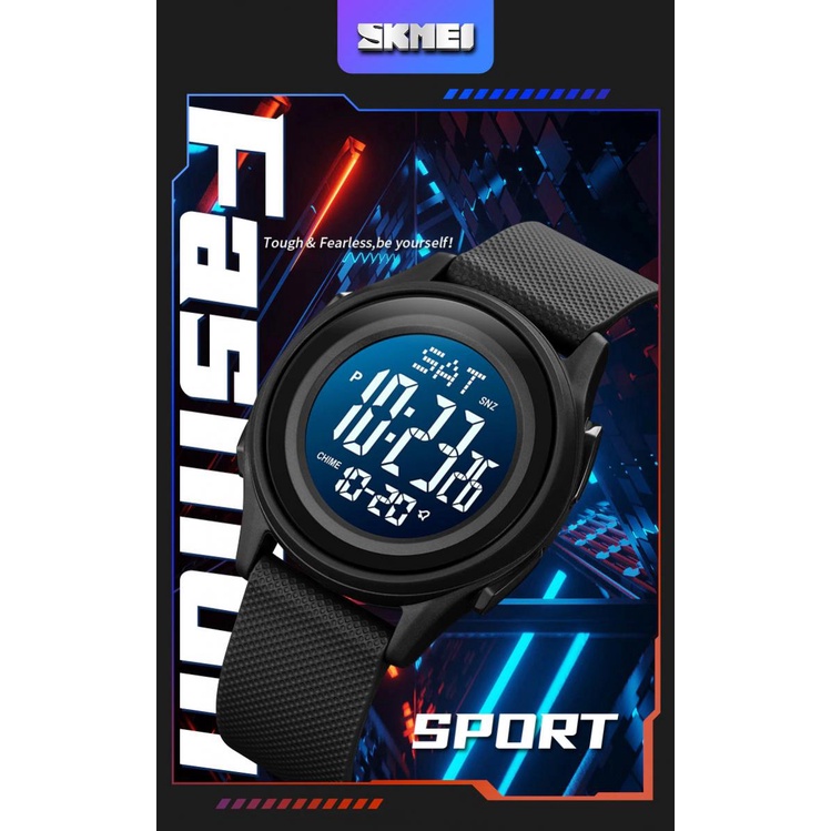 ARS - SKMEI Jam Tangan Digital Pria Strap Silicone - 1893