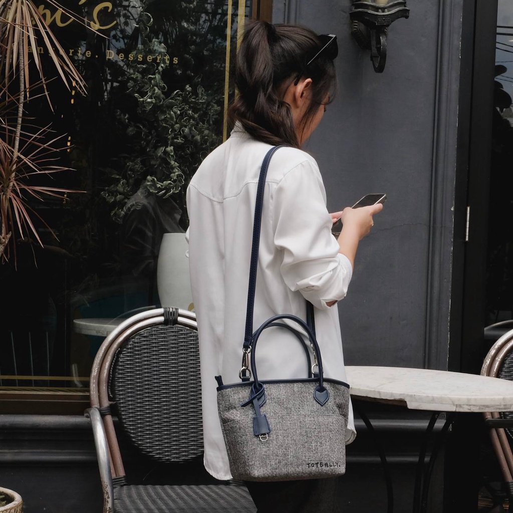 Toteally Waffle Tote | Top Handle Bag, Sling Bag, Tas Selempang