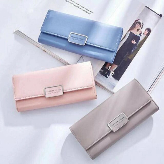 ♥ TMALL88♥ BEST SELLER!  DOMPET LIPAT WANITA PANJANG 6016 / SIMPLE / TIPIS / MURAH / IMPORT kw super