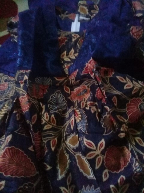 Couple Keluarga (sarimbit) Kebaya Set Brokat Parang Batik Solo Asli M L Xl Xxl Dijual Terpisah