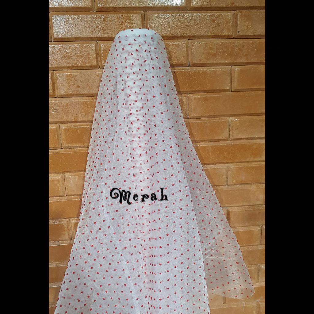 Organza dot / polkadot / organza